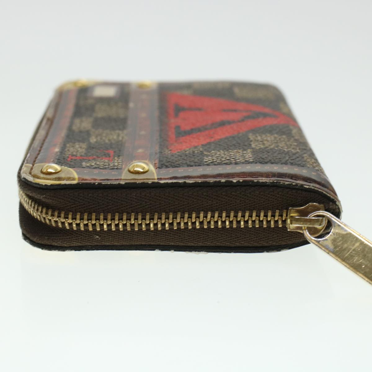 LOUIS VUITTON Damier Trunk Time Zippy Coin Purse Coin Purse M52745 LV 45255