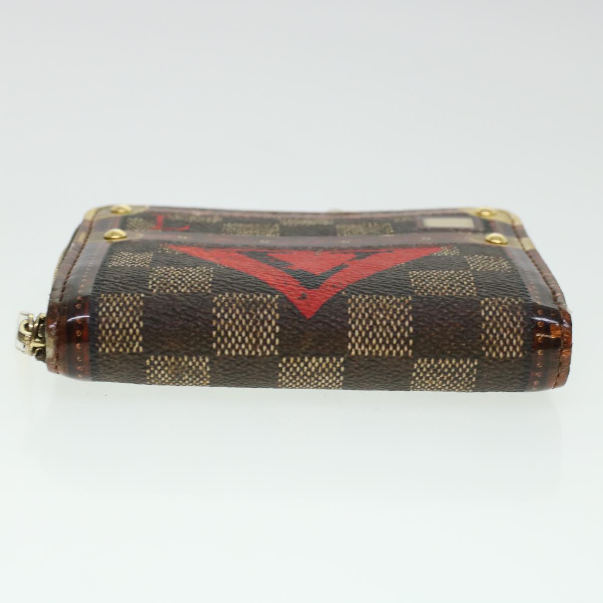 LOUIS VUITTON Damier Trunk Time Zippy Coin Purse Coin Purse M52745 LV 45255