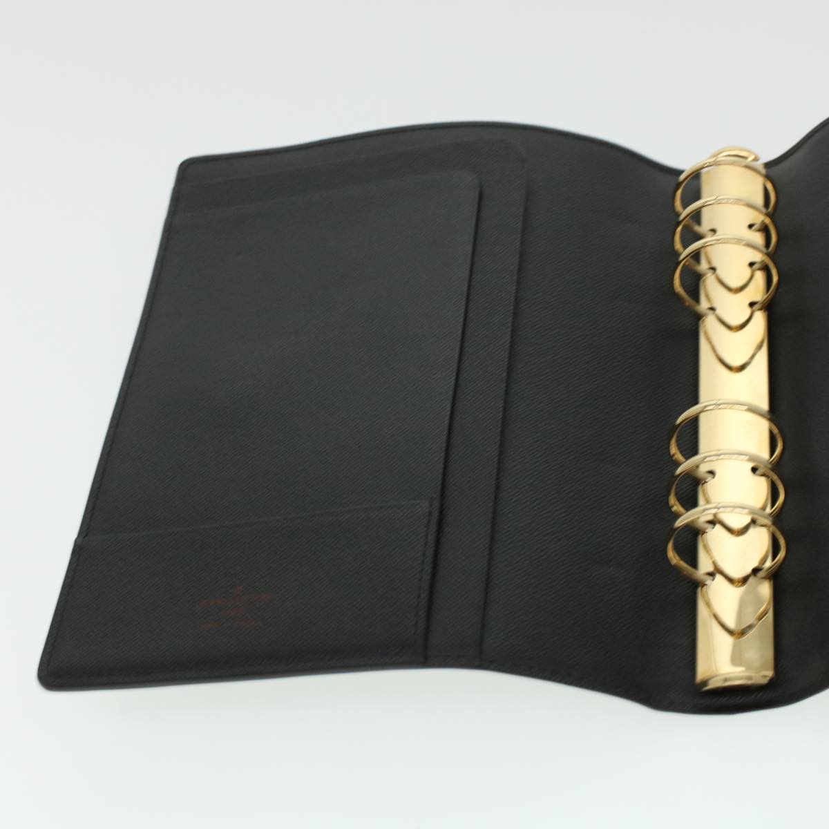 LOUIS VUITTON Epi Agenda GM Day Planner Cover Black R20212 LV 45268