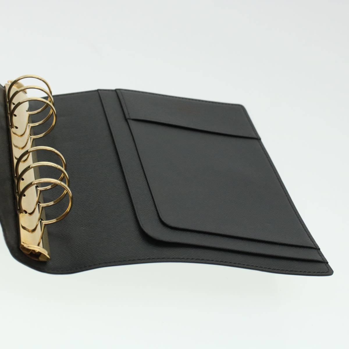 LOUIS VUITTON Epi Agenda GM Day Planner Cover Black R20212 LV 45268