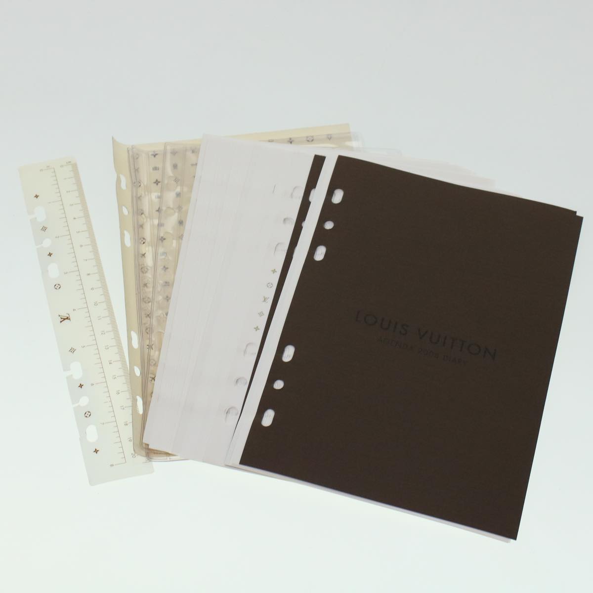LOUIS VUITTON Epi Agenda GM Day Planner Cover Black R20212 LV 45268