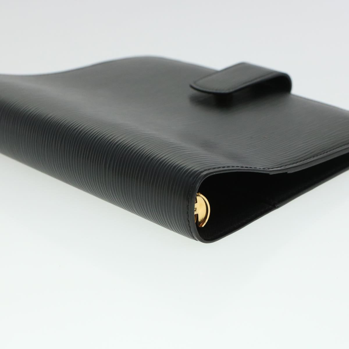 LOUIS VUITTON Epi Agenda GM Day Planner Cover Black R20212 LV 45268