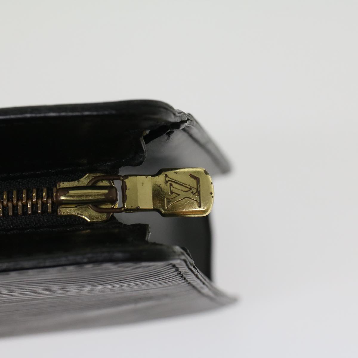 LOUIS VUITTON Epi Pochette Homme Clutch Bag Black M52522 LV 45269