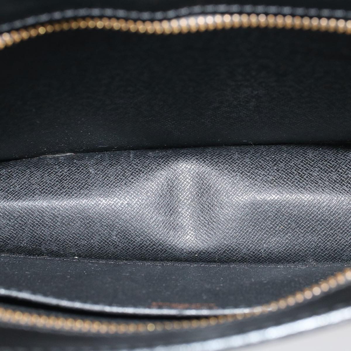 LOUIS VUITTON Epi Pochette Homme Clutch Bag Black M52522 LV 45269
