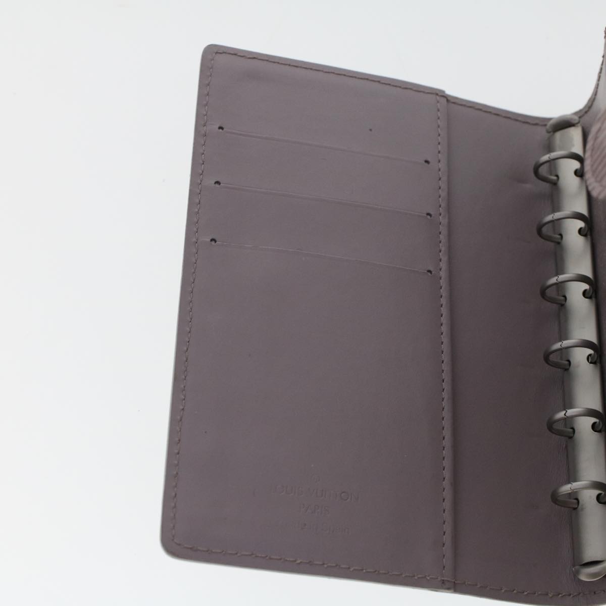 LOUIS VUITTON Epi Agenda PM Day Planner Cover Gray R2005B LV 45270