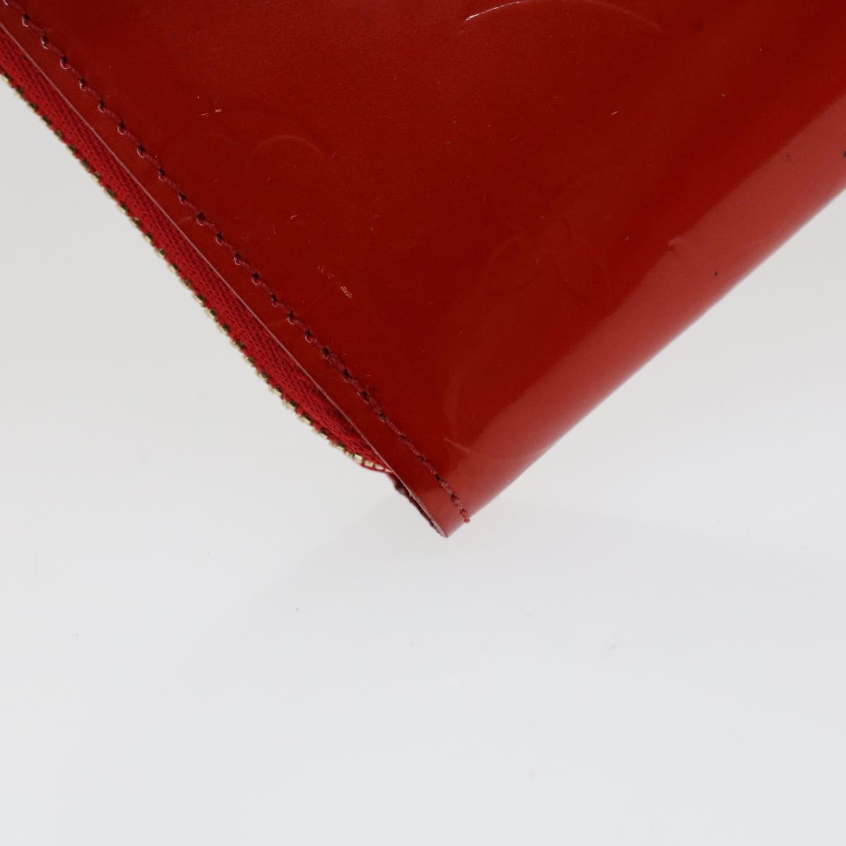 LOUIS VUITTON Monogram Vernis Eldridge Wallet Rouge M91159 LV 45272