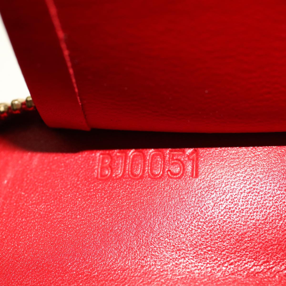 LOUIS VUITTON Monogram Vernis Eldridge Wallet Rouge M91159 LV 45272