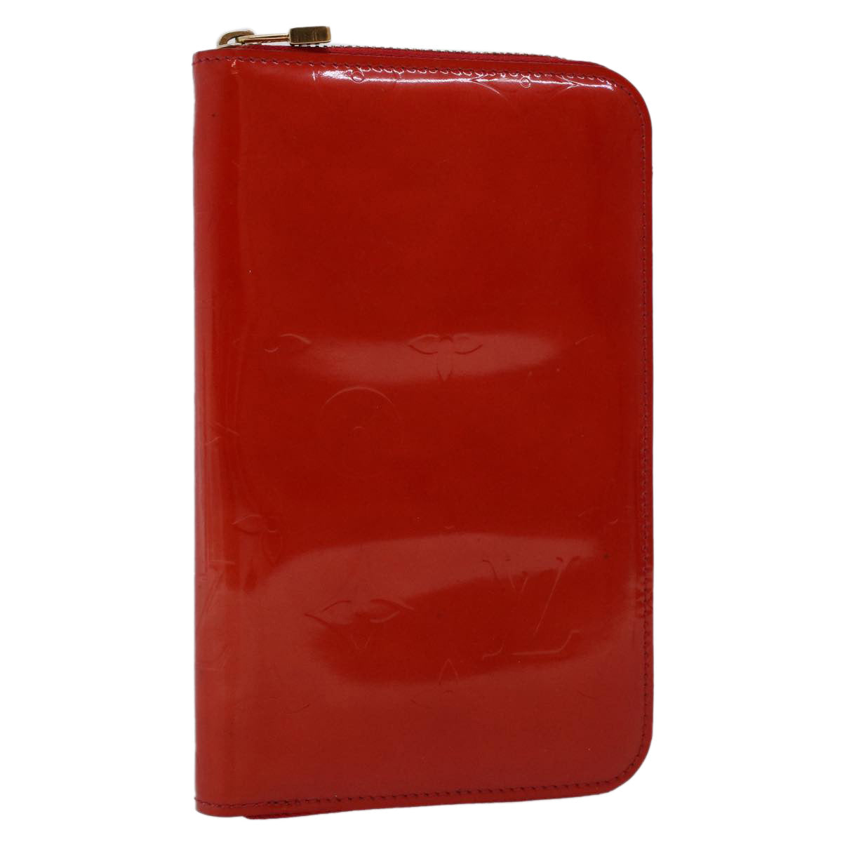 LOUIS VUITTON Monogram Vernis Eldridge Wallet Rouge M91159 LV 45272
