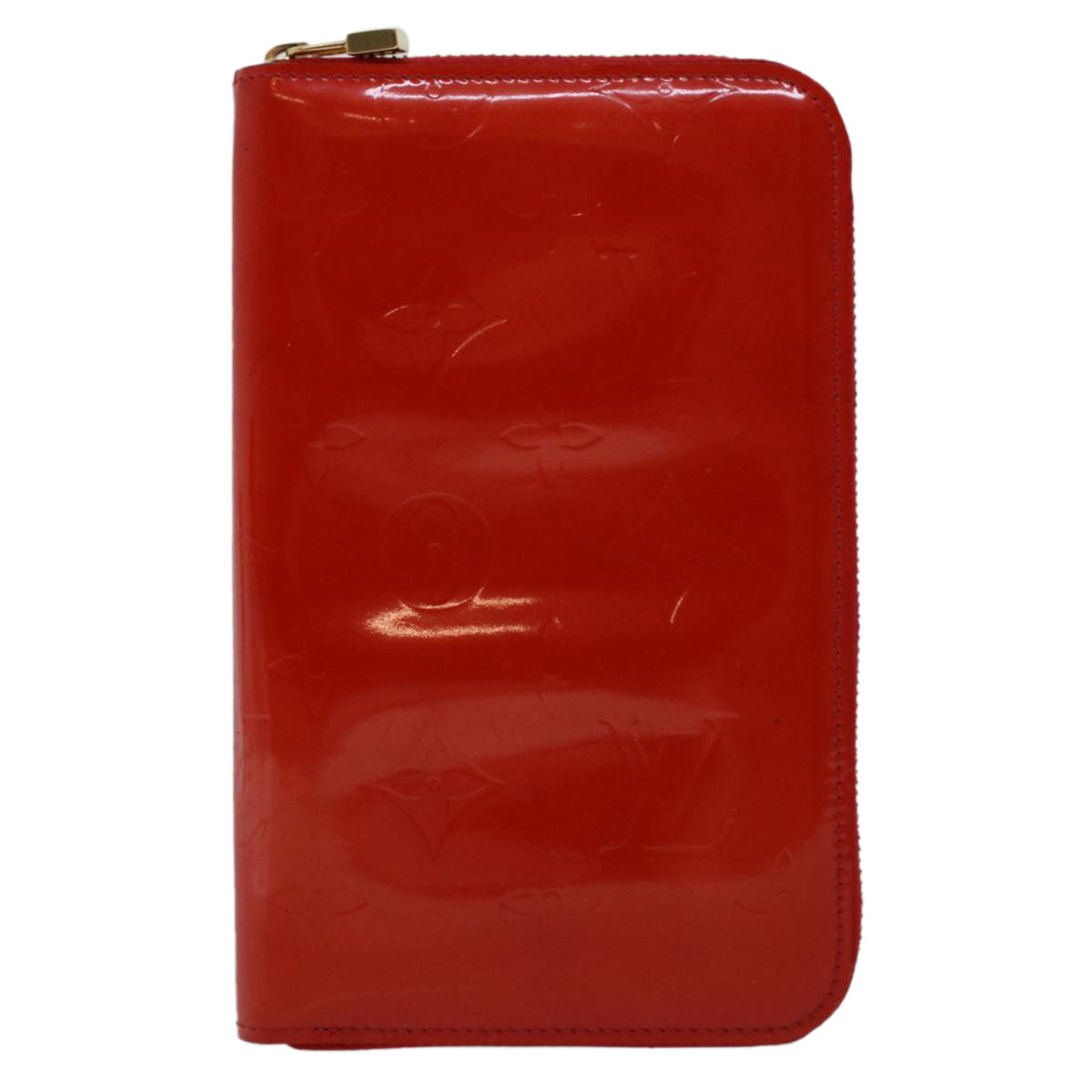 LOUIS VUITTON Monogram Vernis Eldridge Wallet Rouge M91159 LV 45272