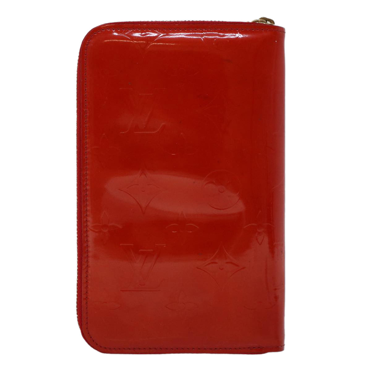 LOUIS VUITTON Monogram Vernis Eldridge Wallet Rouge M91159 LV 45272