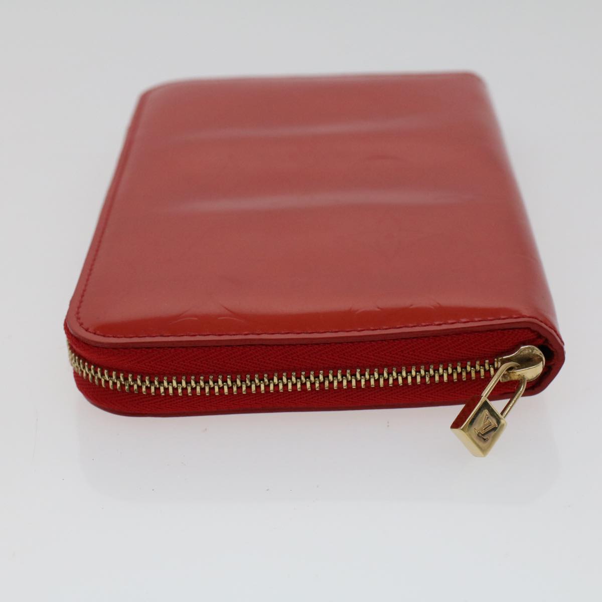 LOUIS VUITTON Monogram Vernis Eldridge Wallet Rouge M91159 LV 45272