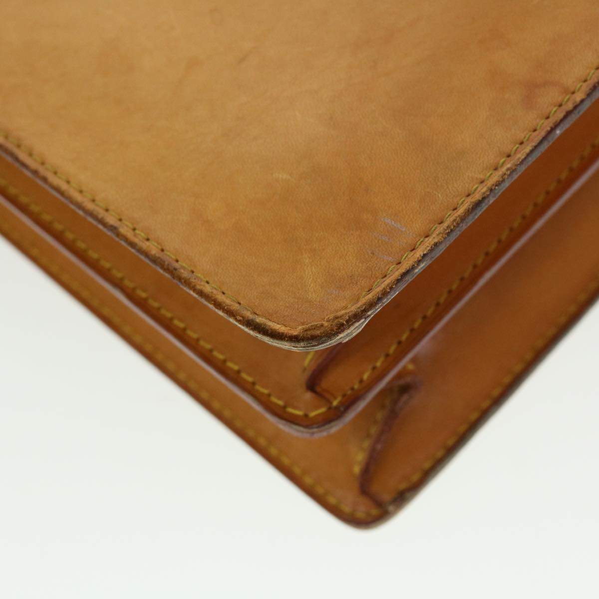 LOUIS VUITTON Nomad leather Serviette Conseiller Briefcase Beige LV 45277