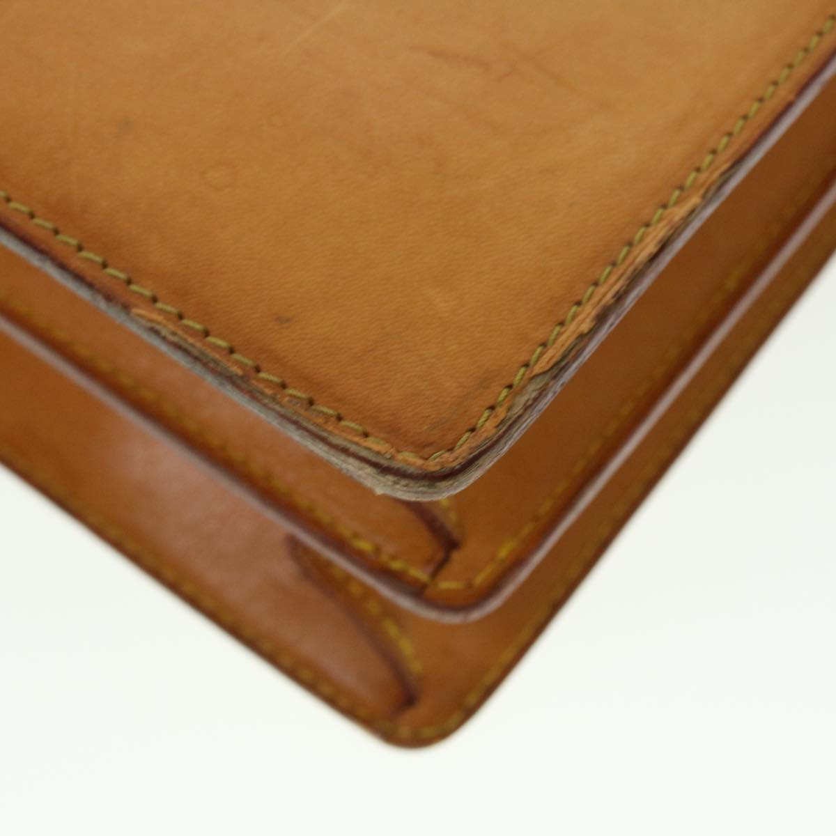 LOUIS VUITTON Nomad leather Serviette Conseiller Briefcase Beige LV 45277