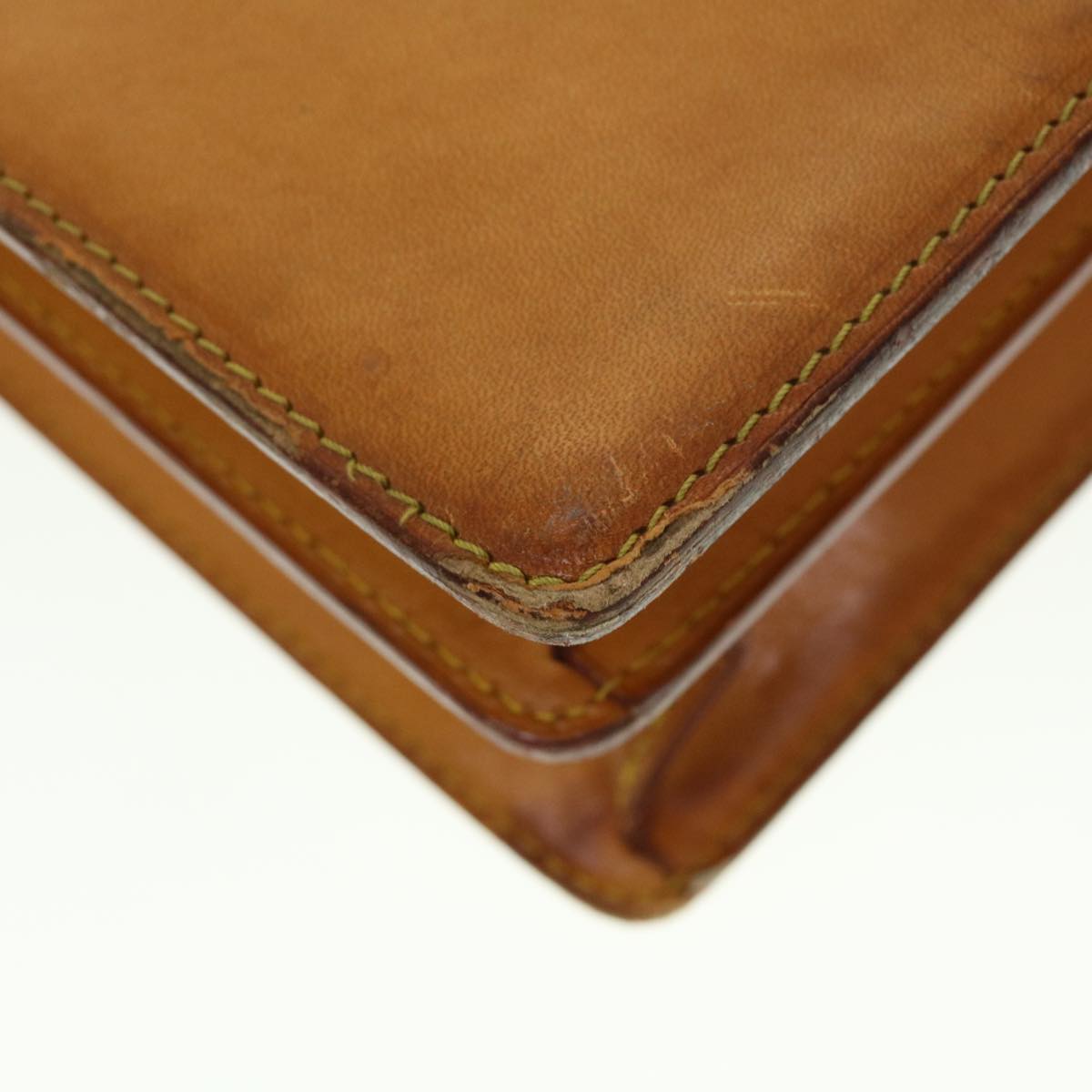 LOUIS VUITTON Nomad leather Serviette Conseiller Briefcase Beige LV 45277