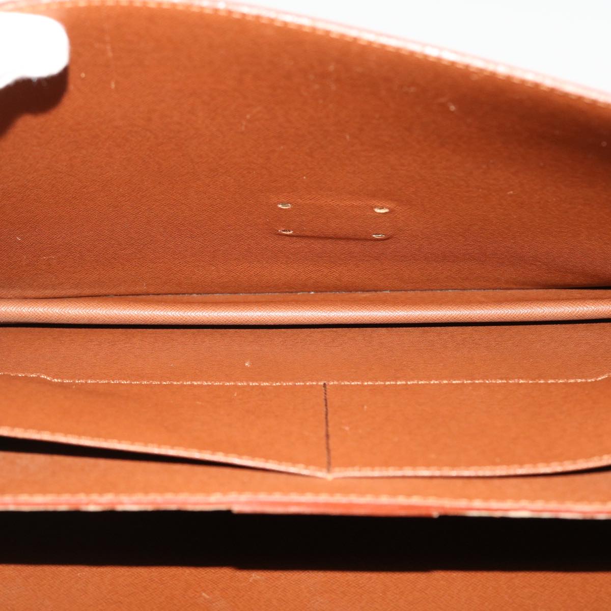 LOUIS VUITTON Nomad leather Serviette Conseiller Briefcase Beige LV 45277