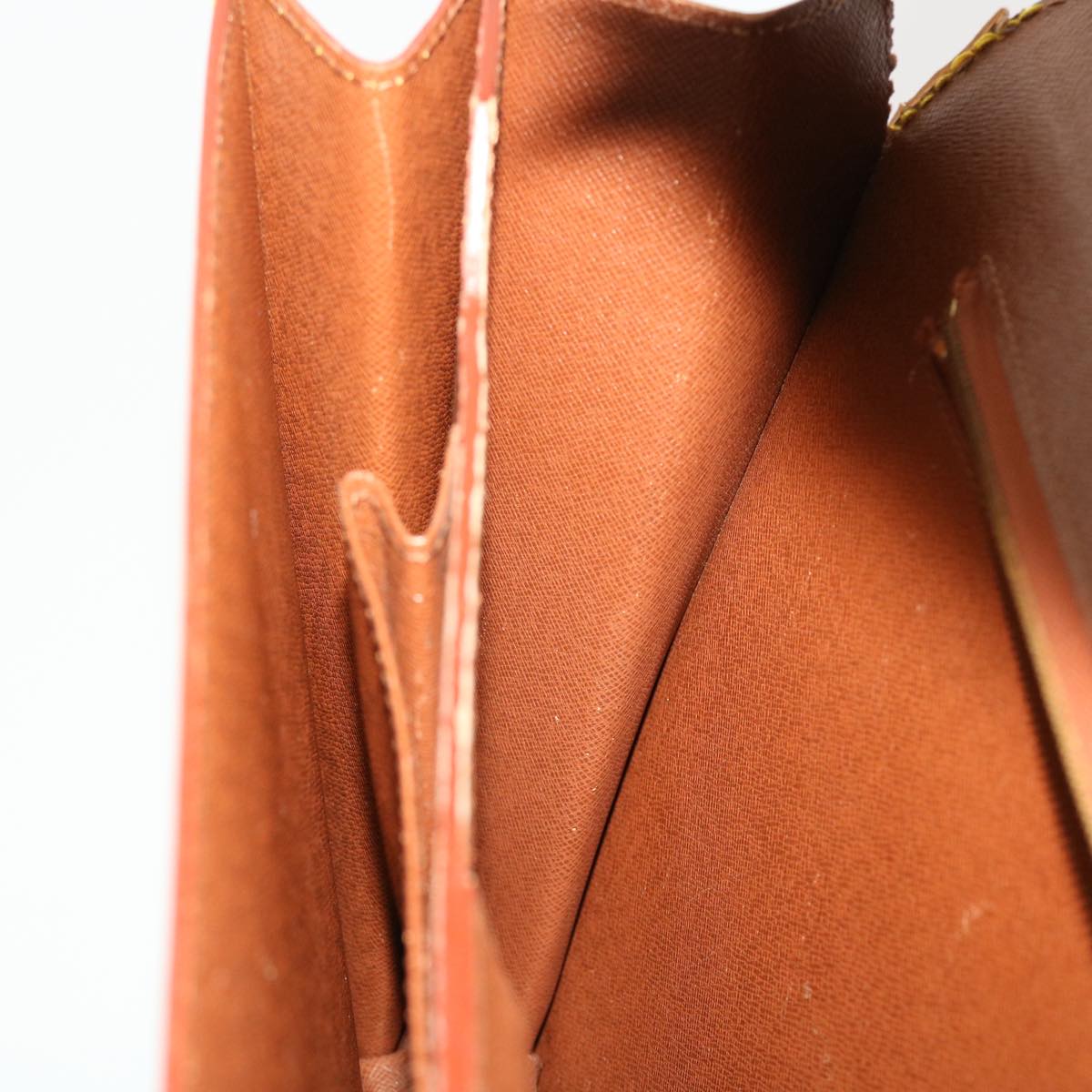 LOUIS VUITTON Nomad leather Serviette Conseiller Briefcase Beige LV 45277