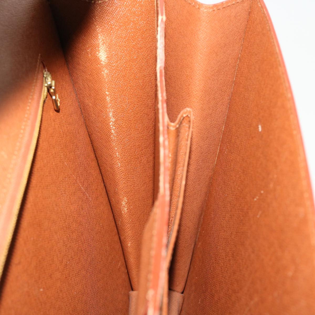 LOUIS VUITTON Nomad leather Serviette Conseiller Briefcase Beige LV 45277