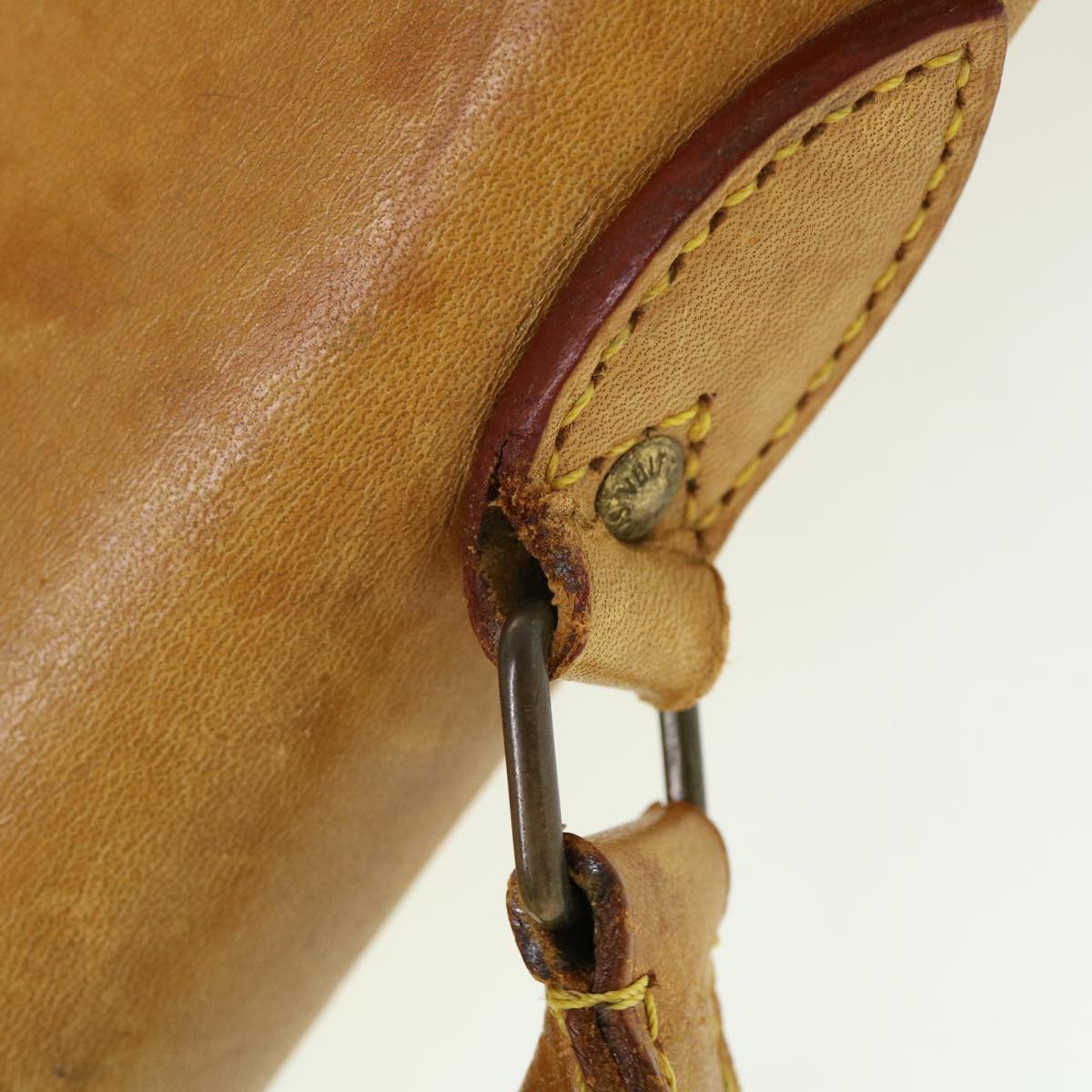 LOUIS VUITTON Nomad leather Serviette Conseiller Briefcase Beige LV 45277