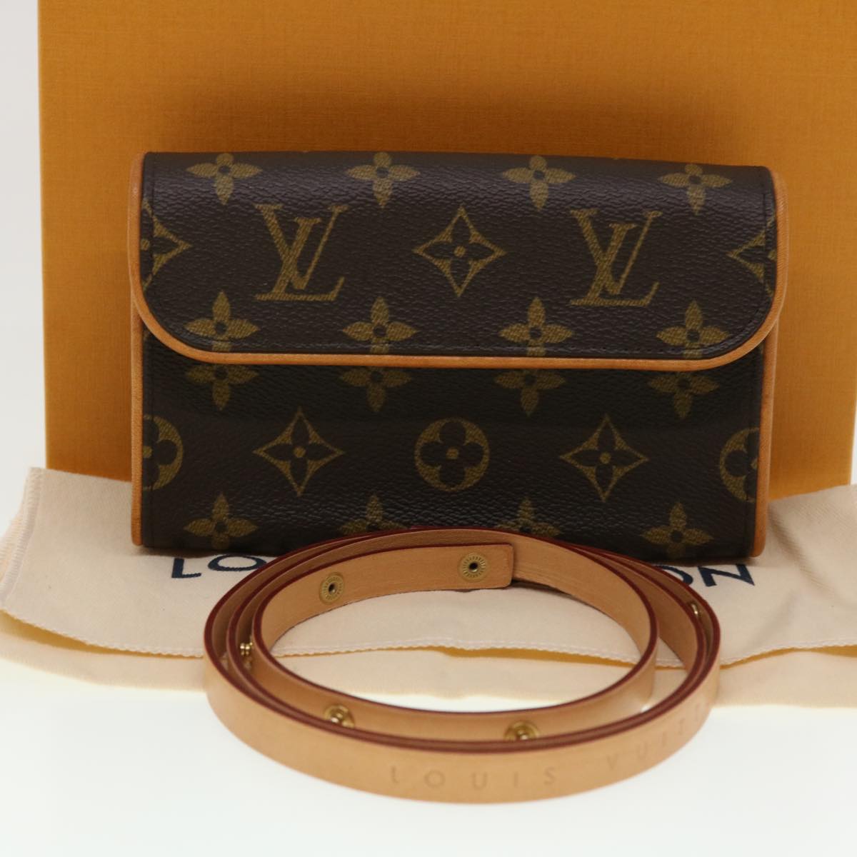 LOUIS VUITTON Monogram Pochette Florentine Waist bag M51855 LV 45307