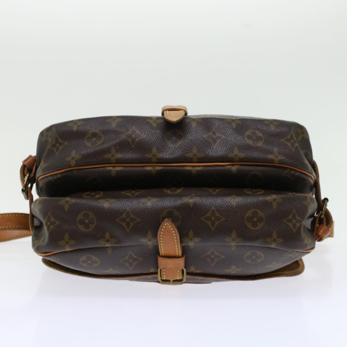 LOUIS VUITTON Monogram Saumur 35 Shoulder Bag M42254 LV 45308