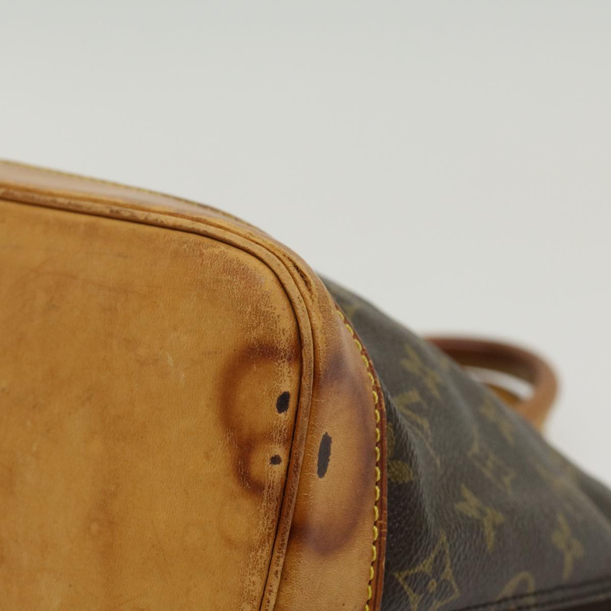 LOUIS VUITTON Monogram Alma Hand Bag M51130 LV 45309