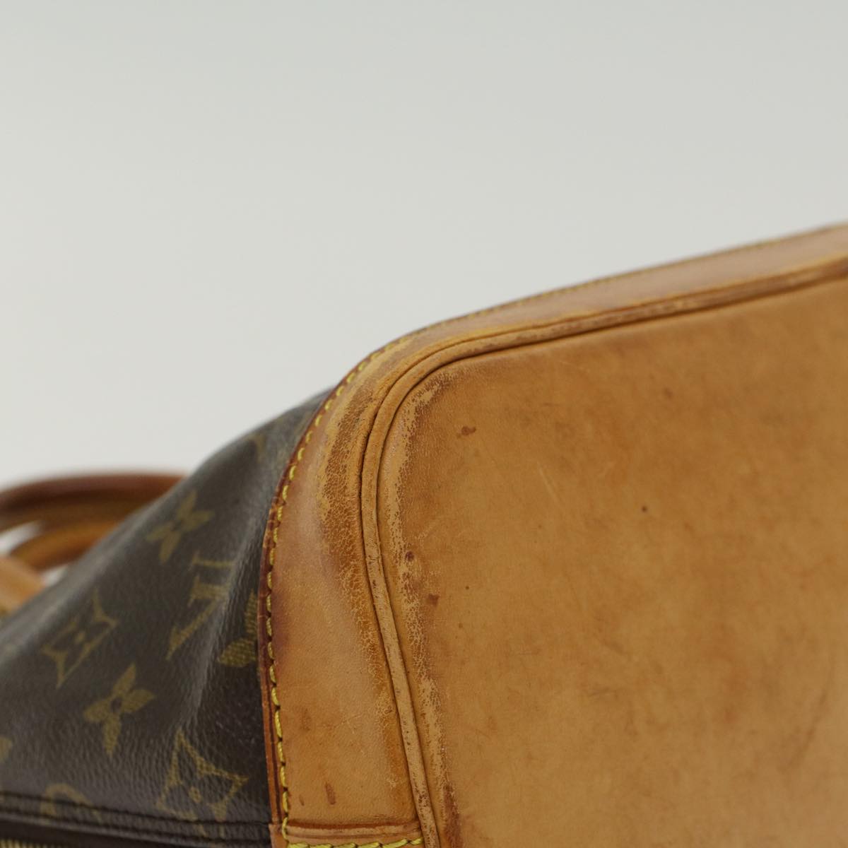 LOUIS VUITTON Monogram Alma Hand Bag M51130 LV 45309