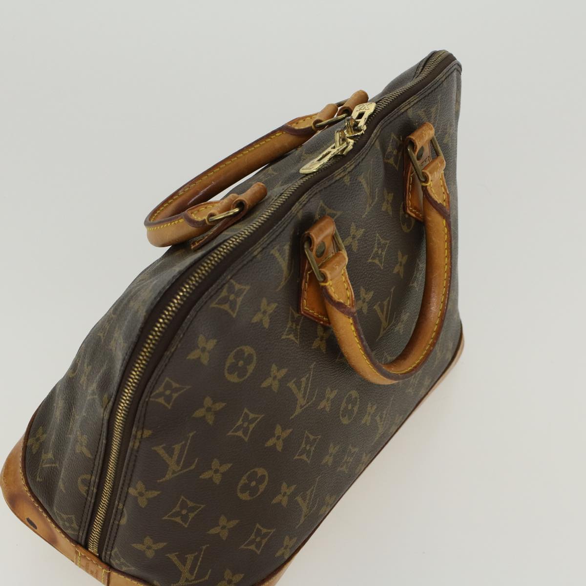 LOUIS VUITTON Monogram Alma Hand Bag M51130 LV 45309