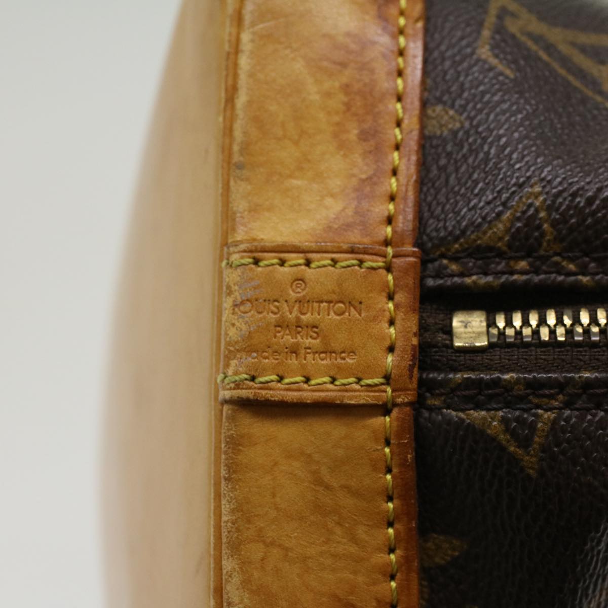 LOUIS VUITTON Monogram Alma Hand Bag M51130 LV 45310