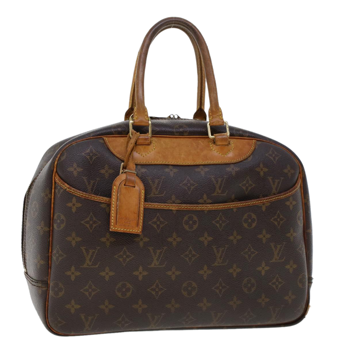 LOUIS VUITTON Monogram Deauville Hand Bag M47270 LV 45311
