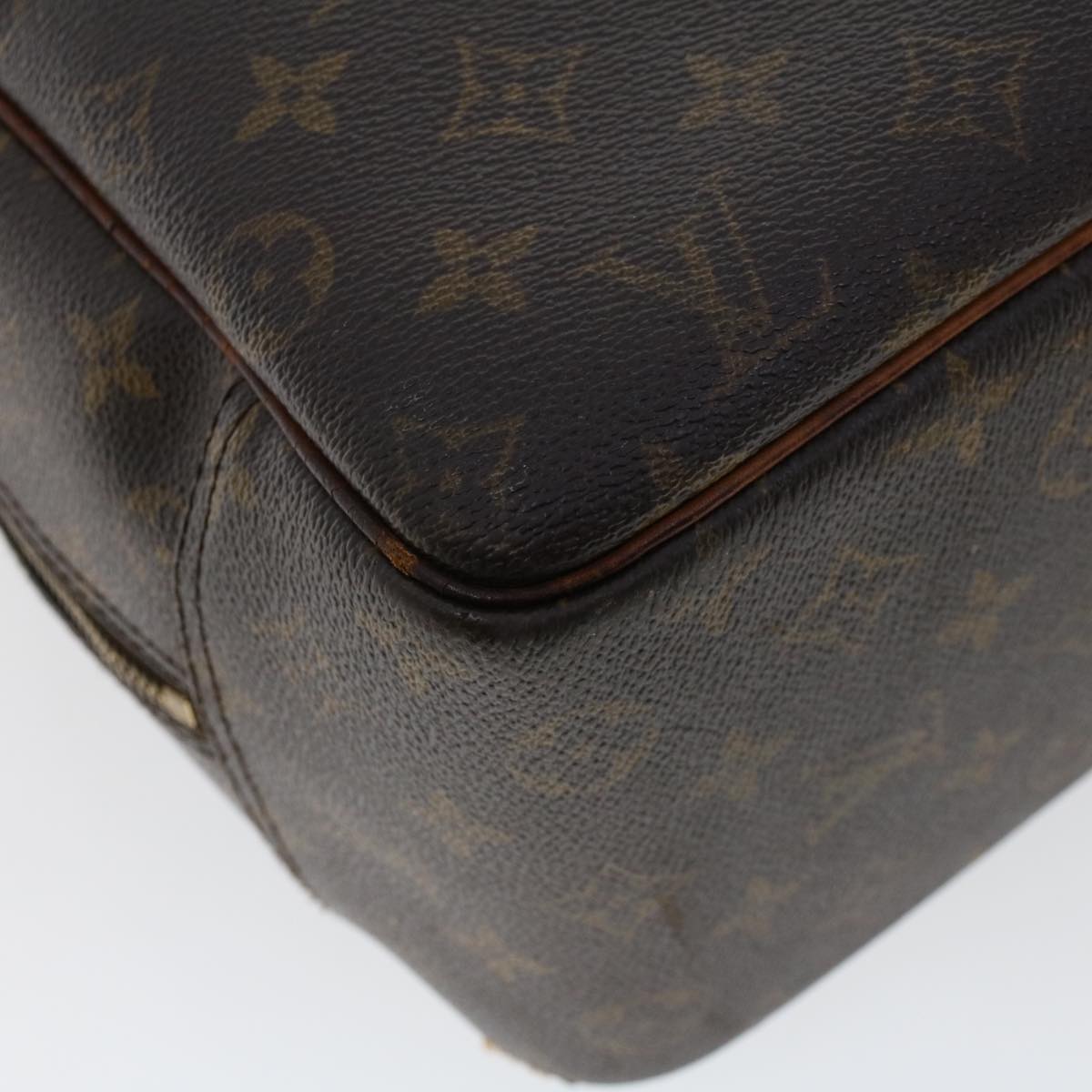 LOUIS VUITTON Monogram Deauville Hand Bag M47270 LV 45311