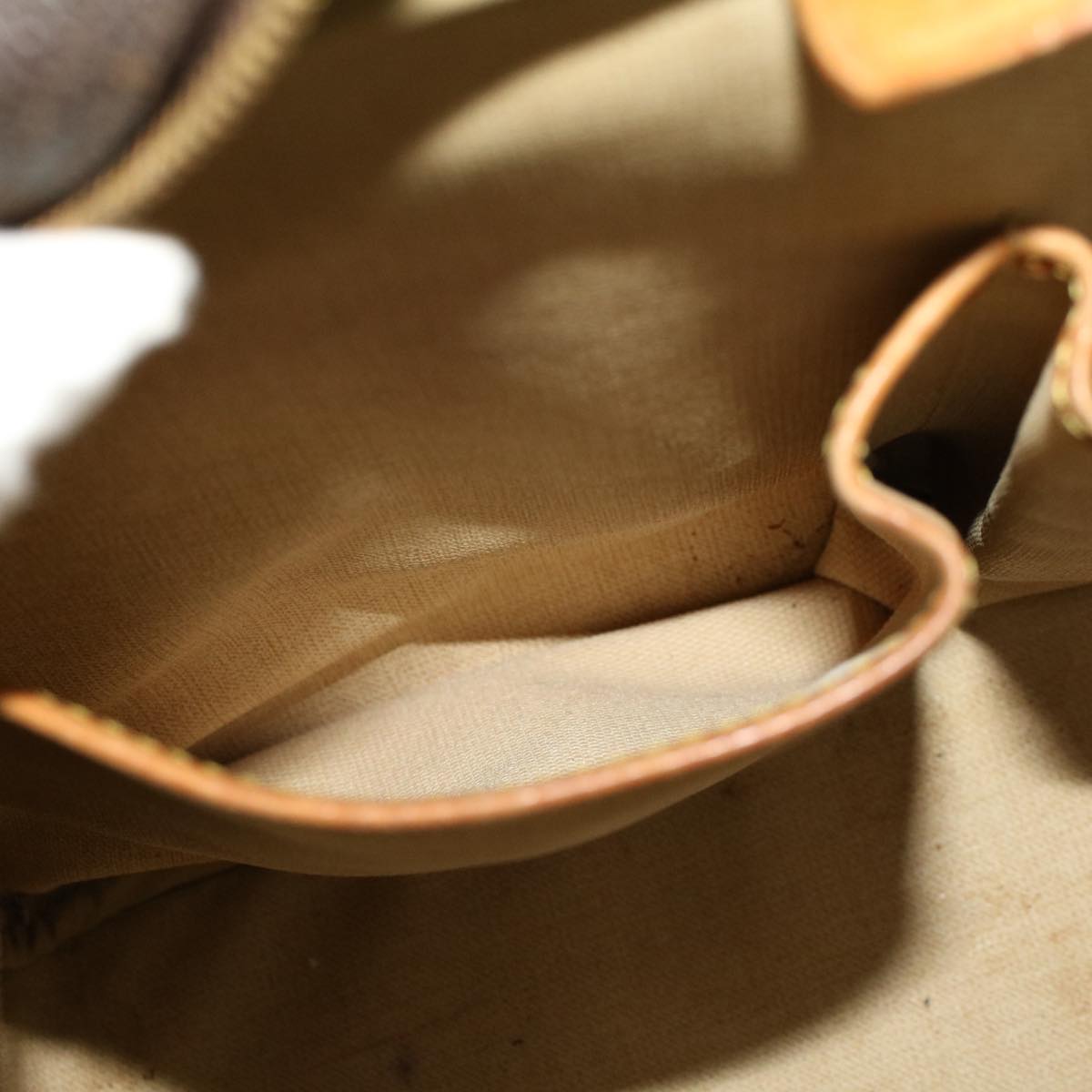 LOUIS VUITTON Monogram Deauville Hand Bag M47270 LV 45311