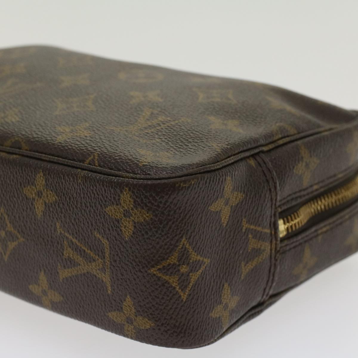 LOUIS VUITTON Monogram Trousse Toilette 23 Clutch Bag M47524 LV 45314