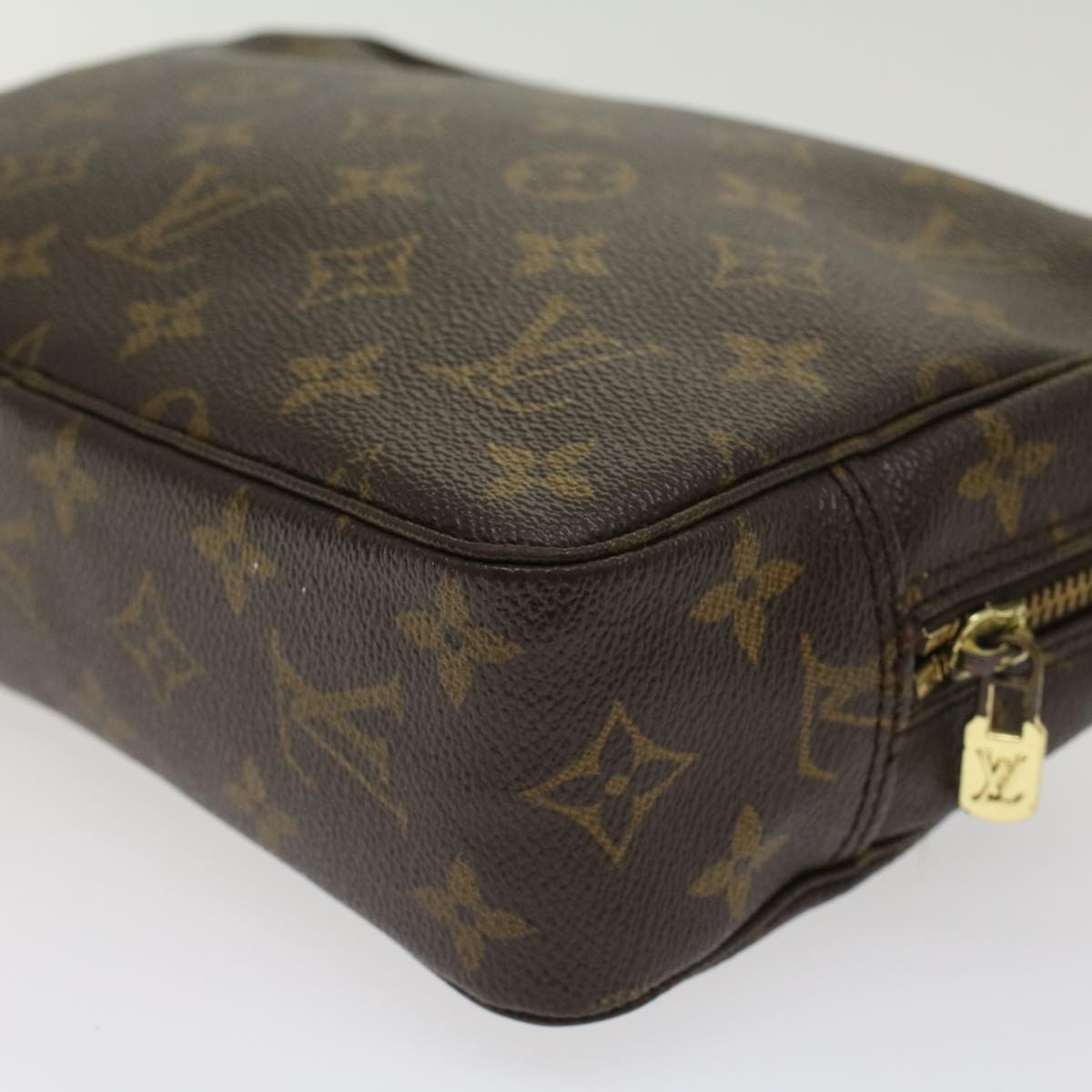 LOUIS VUITTON Monogram Trousse Toilette 23 Clutch Bag M47524 LV 45314
