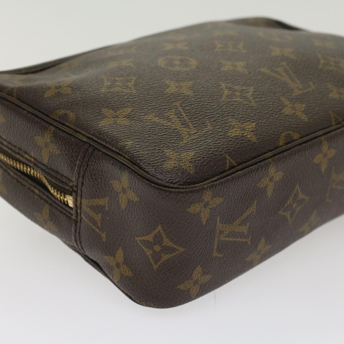 LOUIS VUITTON Monogram Trousse Toilette 23 Clutch Bag M47524 LV 45314