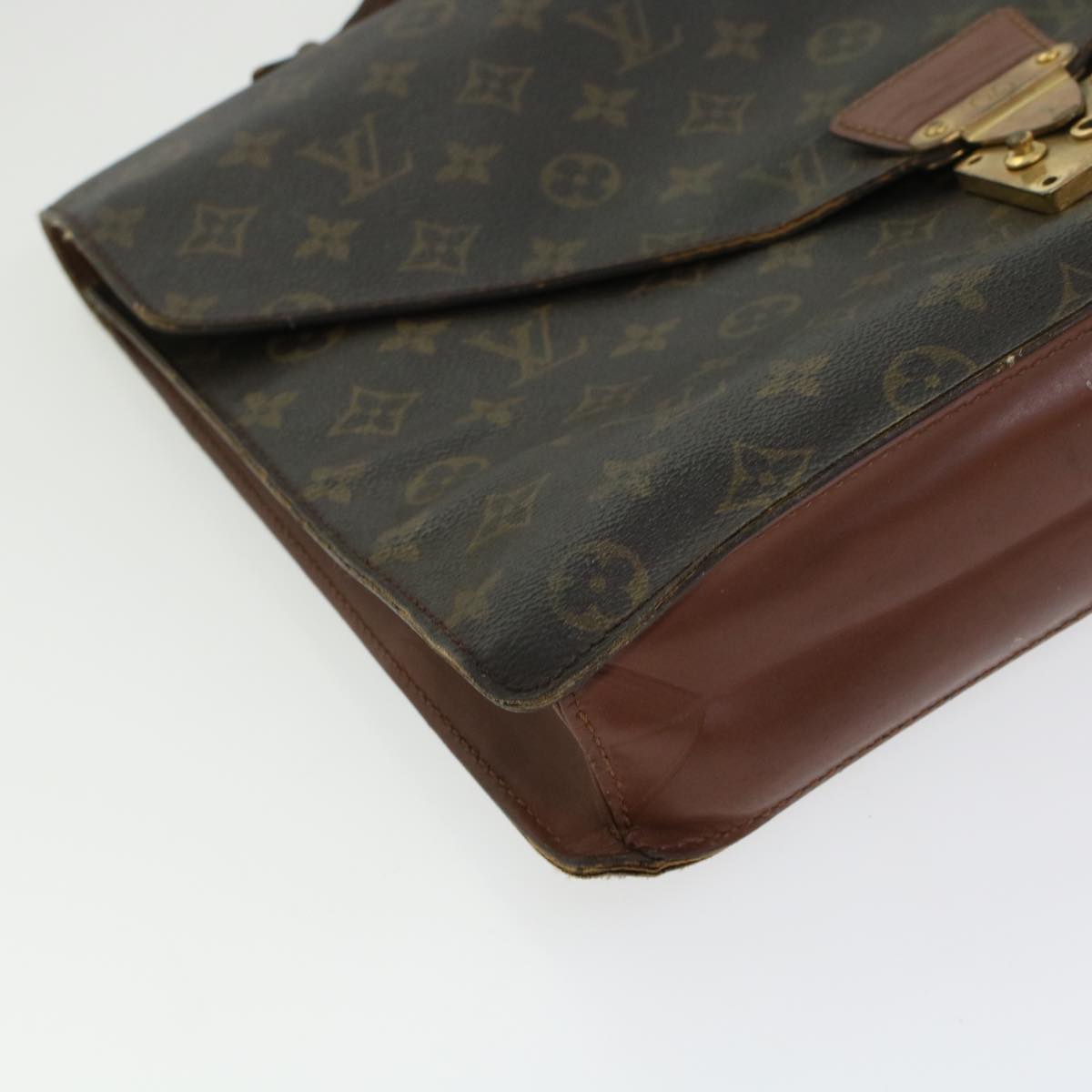 LOUIS VUITTON Monogram Porte Documents Bandouliere Bag 2way M53338 45323