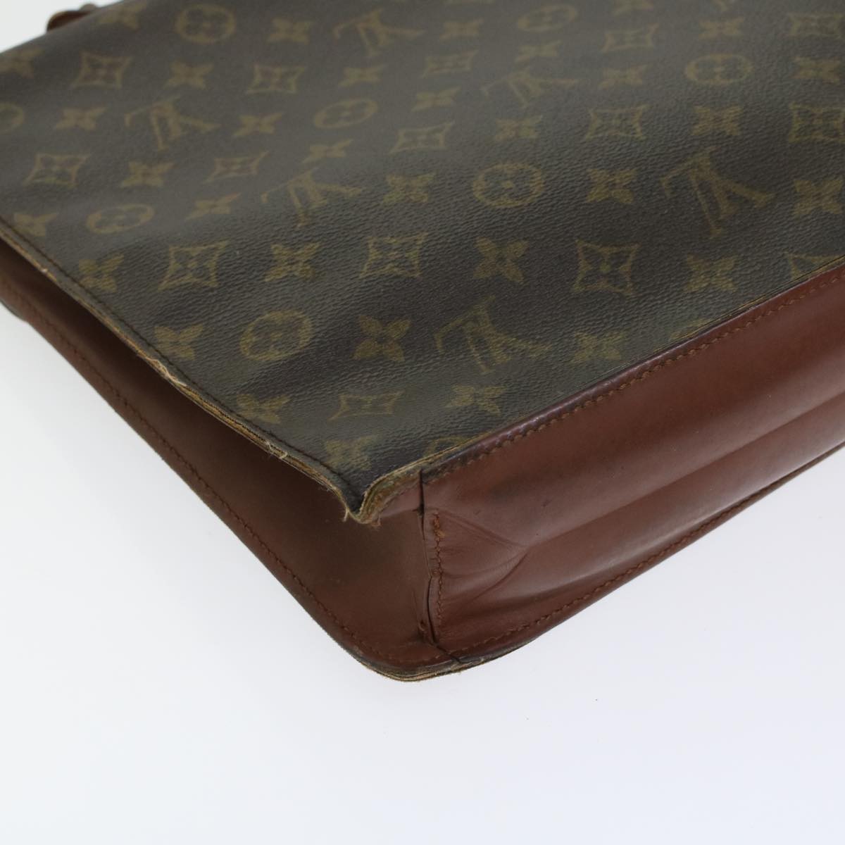 LOUIS VUITTON Monogram Porte Documents Bandouliere Bag 2way M53338 45323