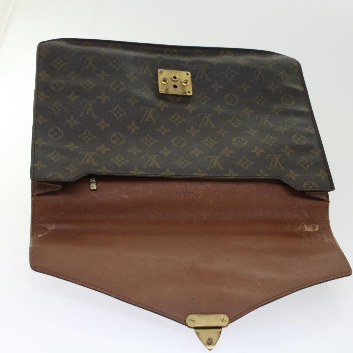 LOUIS VUITTON Monogram Porte Documents Bandouliere Bag 2way M53338 45323