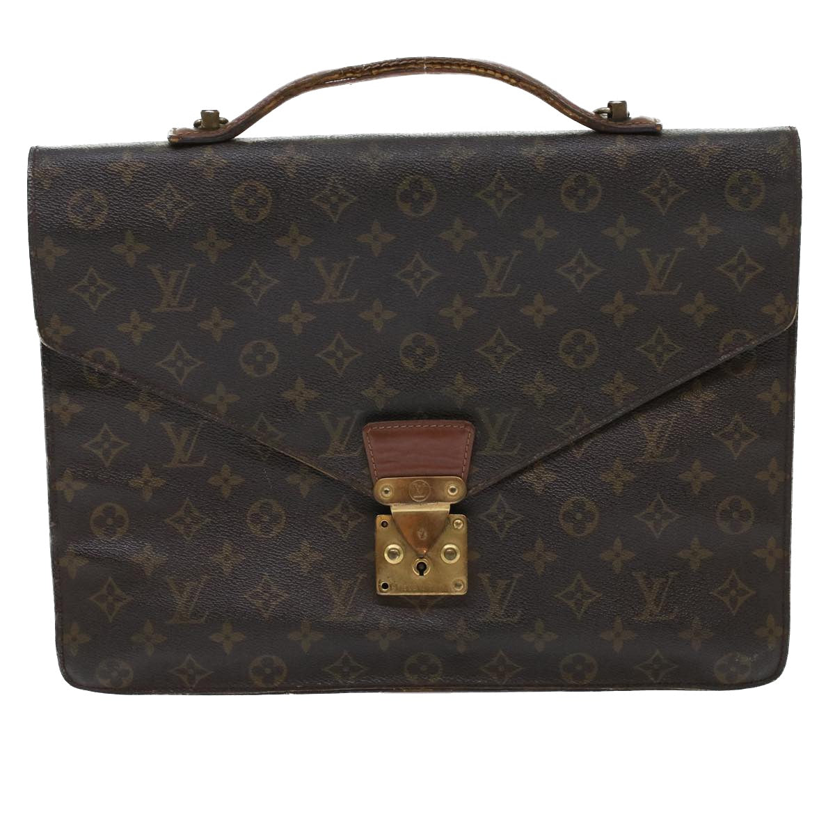 LOUIS VUITTON Monogram Porte Documents Bandouliere Bag 2way M53338 45323