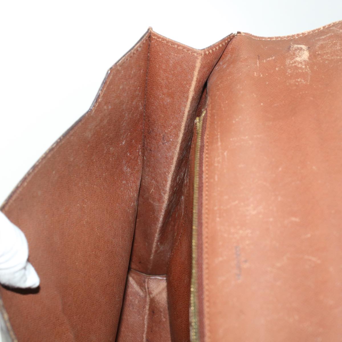 LOUIS VUITTON Monogram Porte Documents Bandouliere Bag 2way M53338 45323