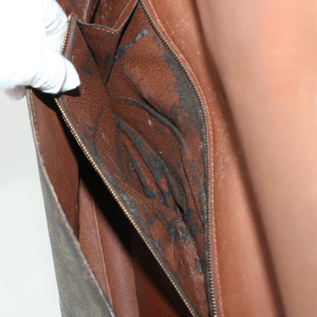 LOUIS VUITTON Monogram Porte Documents Bandouliere Bag 2way M53338 45323