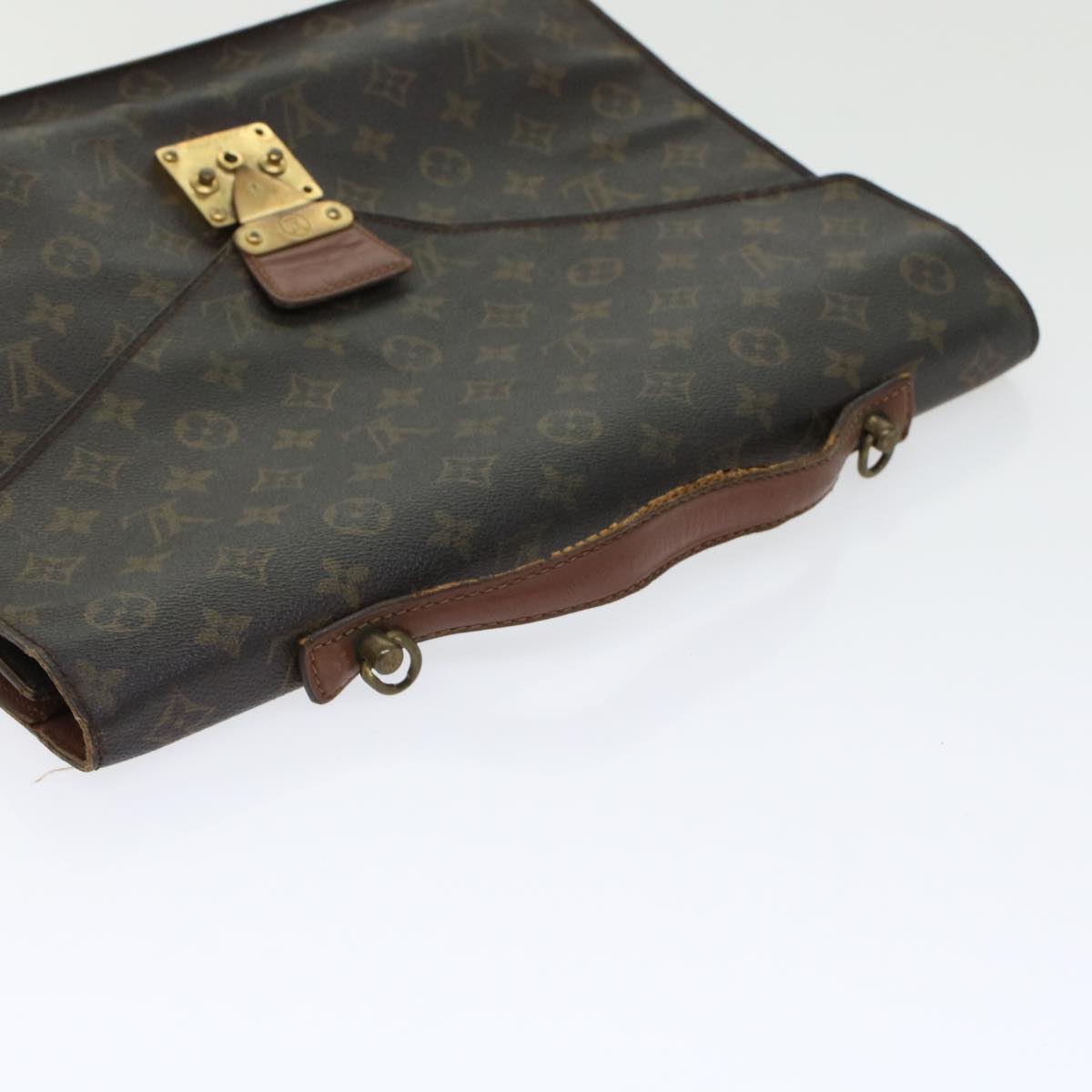 LOUIS VUITTON Monogram Porte Documents Bandouliere Bag 2way M53338 45323