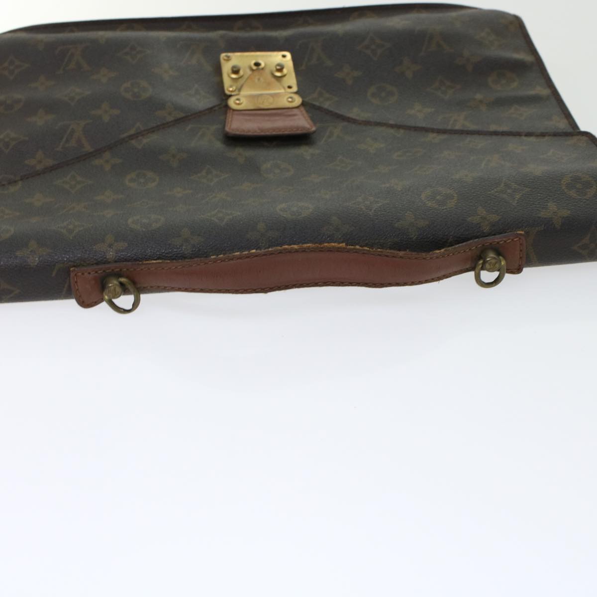 LOUIS VUITTON Monogram Porte Documents Bandouliere Bag 2way M53338 45323