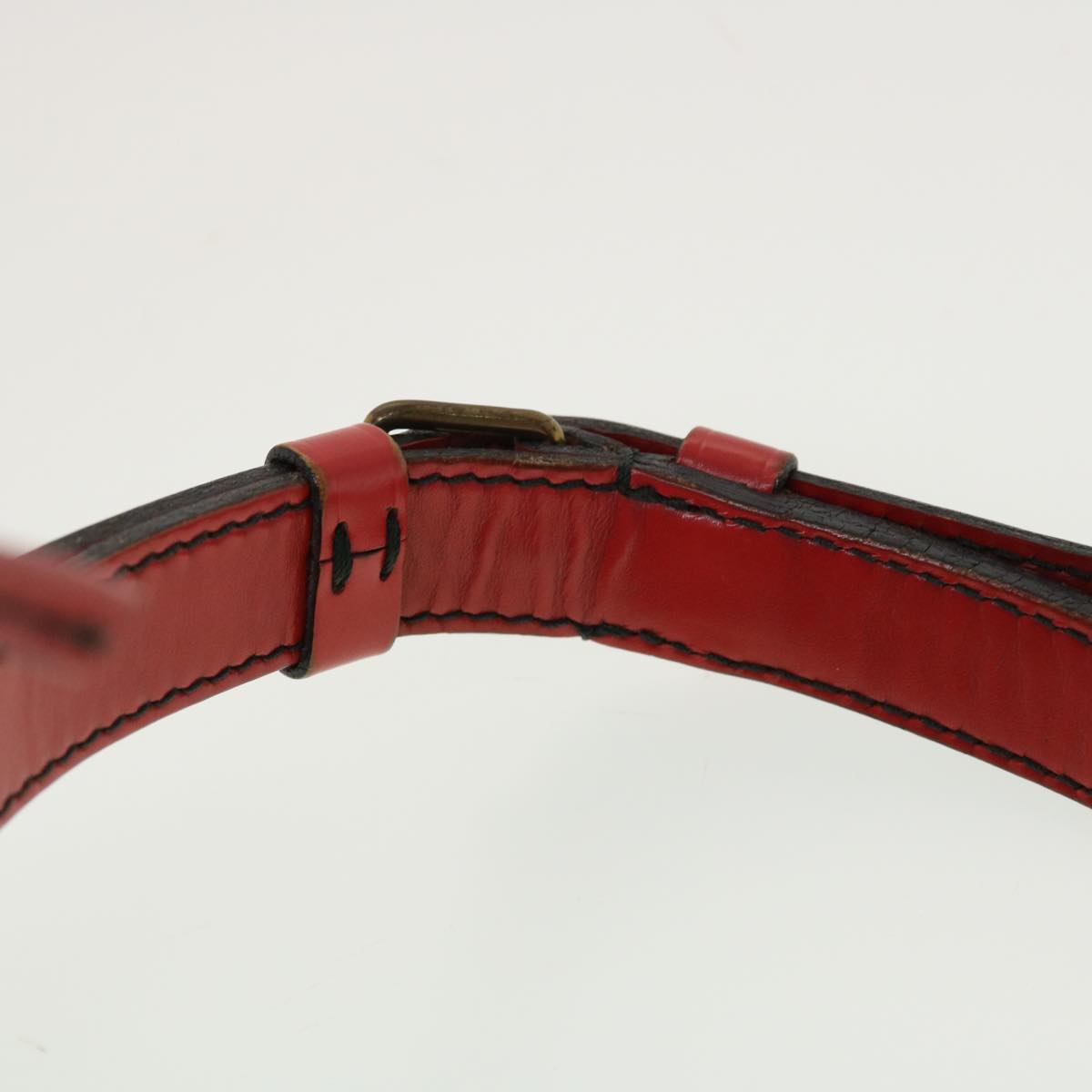 LOUIS VUITTON Epi Petit Noe Shoulder Bag Red M44107 LV 45326