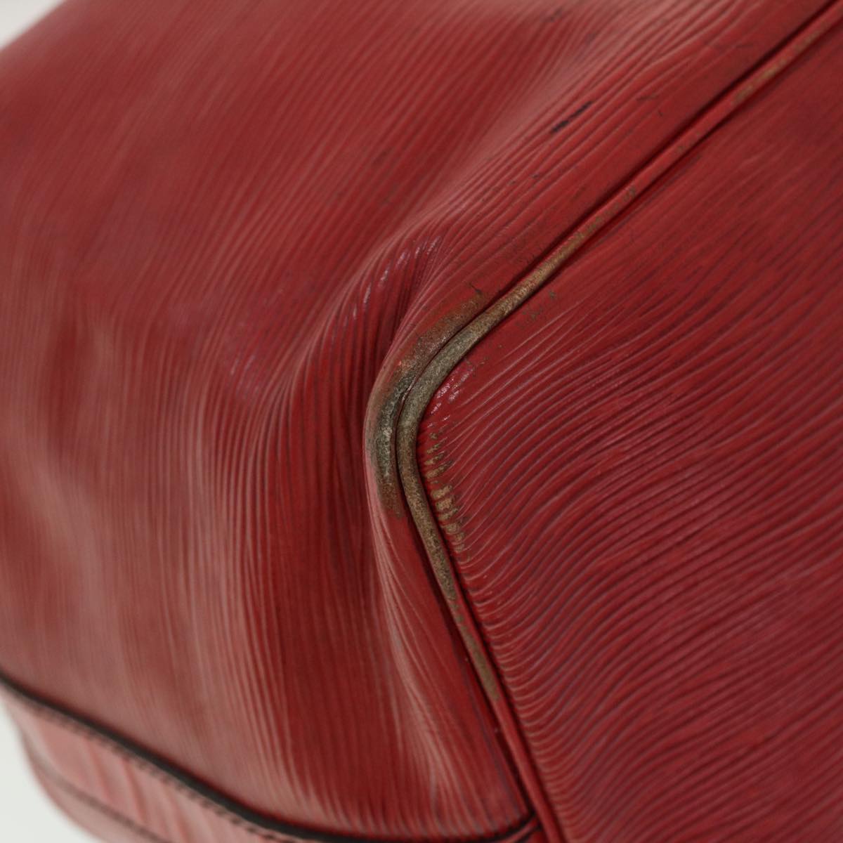 LOUIS VUITTON Epi Petit Noe Shoulder Bag Red M44107 LV 45326