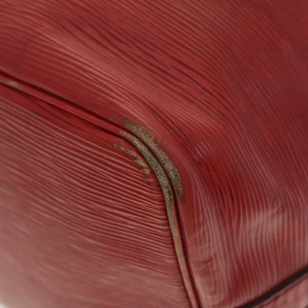 LOUIS VUITTON Epi Petit Noe Shoulder Bag Red M44107 LV 45326