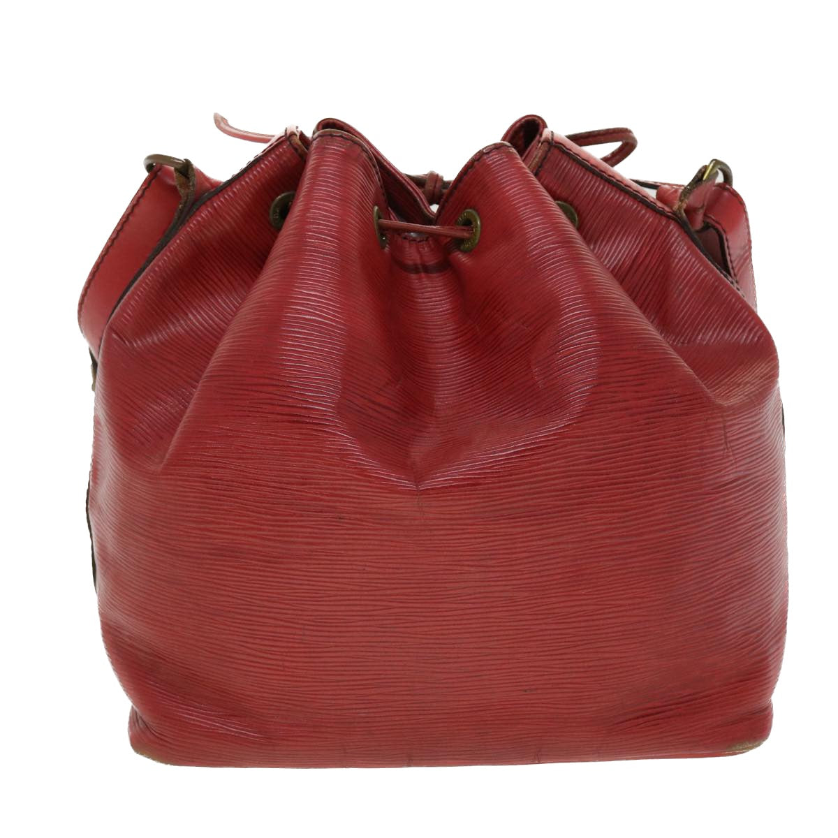 LOUIS VUITTON Epi Petit Noe Shoulder Bag Red M44107 LV 45326