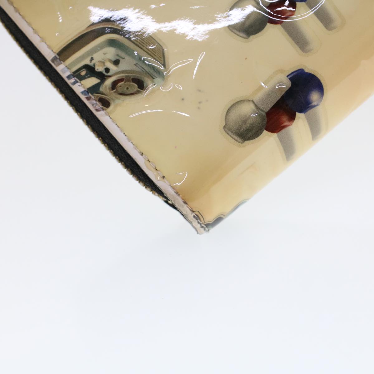 LOUIS VUITTON Vernis Nicolas Ghesquière Zippy Wallet White M50370 LV 45330