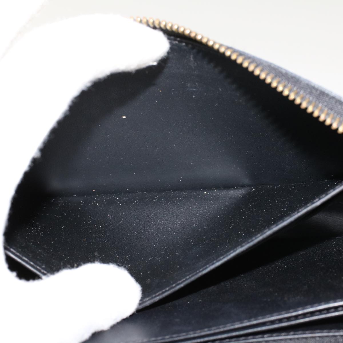 LOUIS VUITTON Vernis Nicolas Ghesquière Zippy Wallet White M50370 LV 45330