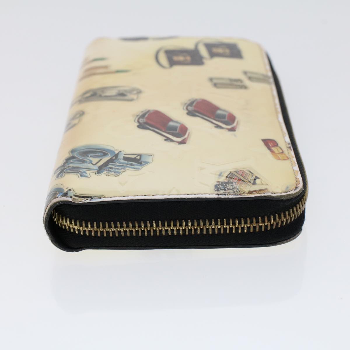 LOUIS VUITTON Vernis Nicolas Ghesquière Zippy Wallet White M50370 LV 45330