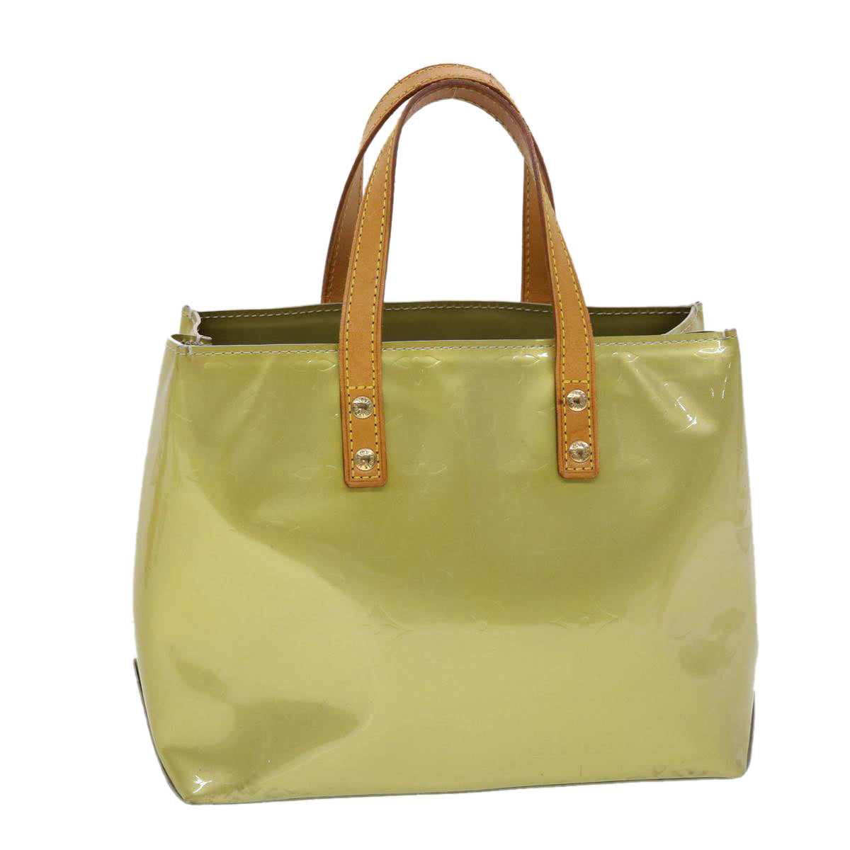 LOUIS VUITTON Monogram Vernis Reade PM Hand Bag Gris M91145 LV 45332